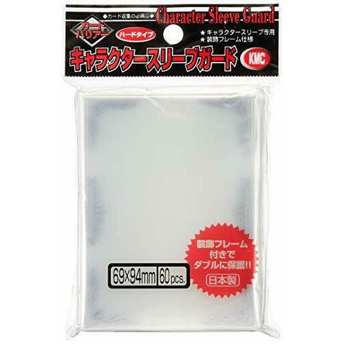 KMC Sleeve Character Sleeve Guard Standard Size 60pcs - Silver Frame-KMC-Ace Cards &amp; Collectibles