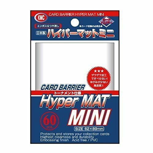KMC Sleeve Hyper Mat Mini Size 60pcs - Clear ( Japanese Size )-KMC-Ace Cards & Collectibles