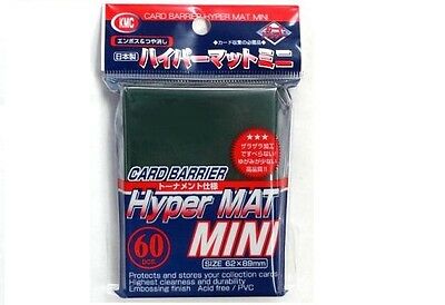 KMC Sleeve Hyper Mat Mini Size 60pcs - Green ( Japanese Size )-KMC-Ace Cards &amp; Collectibles