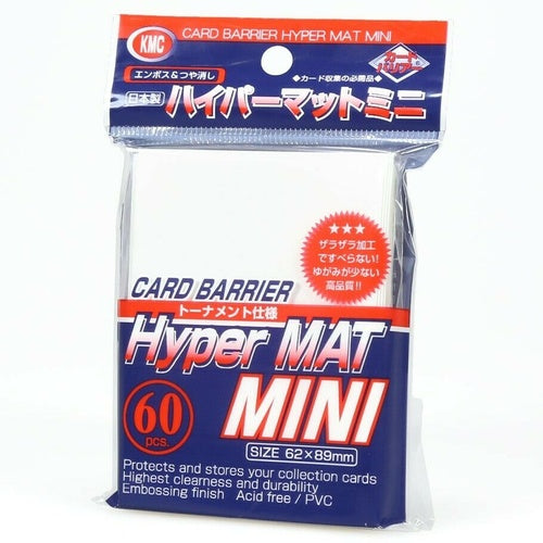 KMC Sleeve Hyper Mat Mini Size 60pcs - White ( Japanese Size )-KMC-Ace Cards & Collectibles