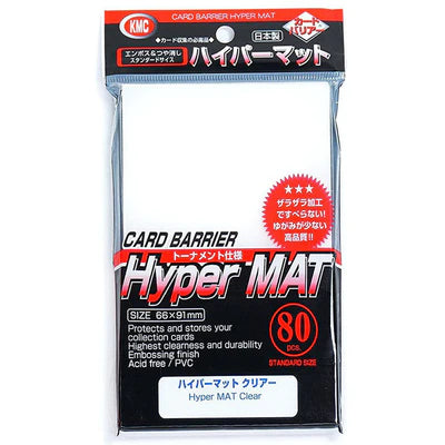 KMC Sleeve Hyper Mat Standard Size 80pcs - Mat White-KMC-Ace Cards & Collectibles
