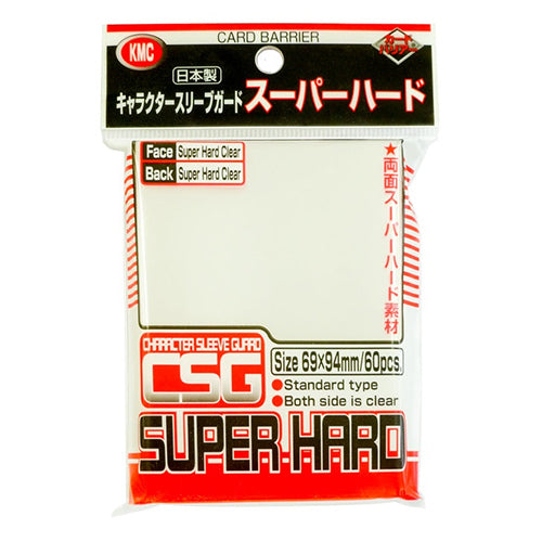 KMC Sleeve Standard Size 60pcs - Gold Frame / Silver Frame / Super Hard / Mat &amp; Clear-Super Hard-KMC-Ace Cards &amp; Collectibles