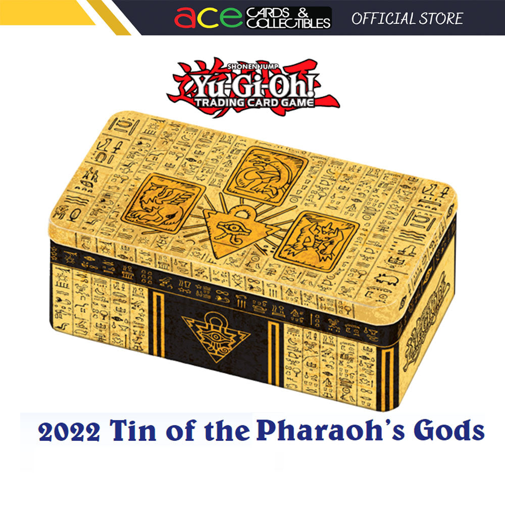 Yu-Gi-Oh TCG: 2022 Tin of the Pharaoh&#39;s Gods (English)-Konami-Ace Cards &amp; Collectibles