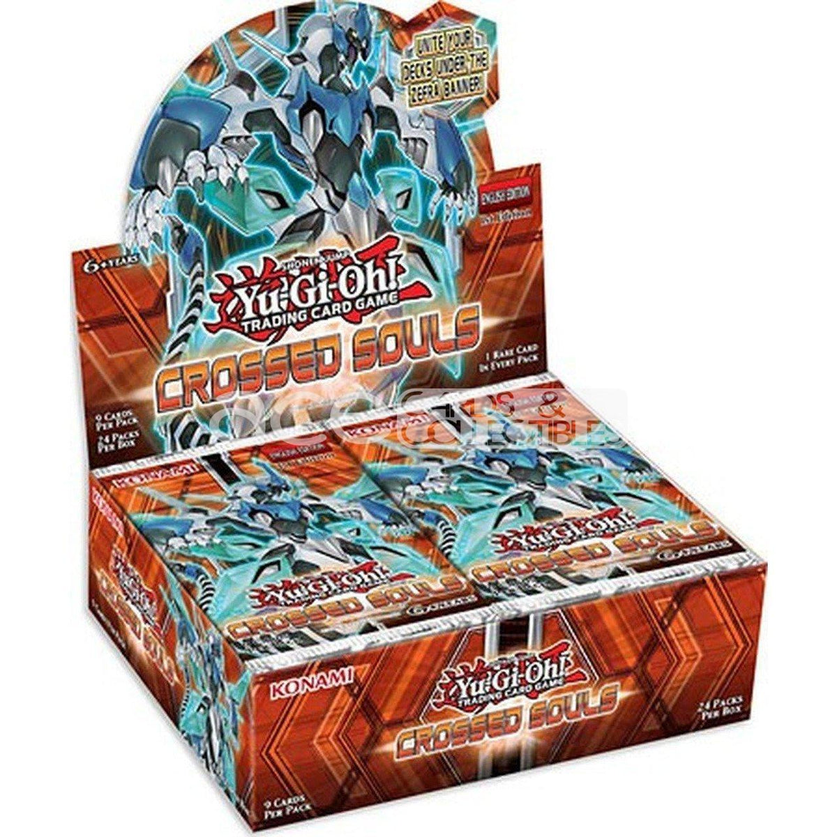 Yu-Gi-Oh TCG: Crossed Souls [CROS] (English)-Booster Box (24packs)-Konami-Ace Cards &amp; Collectibles