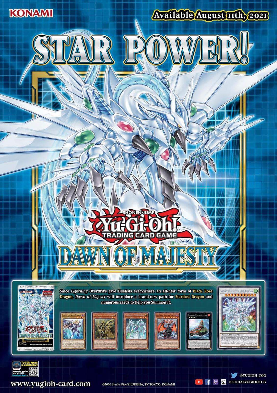 Yu-Gi-Oh TCG : Dawn of Majesty (English)-Single Pack (Random)-Konami-Ace Cards &amp; Collectibles