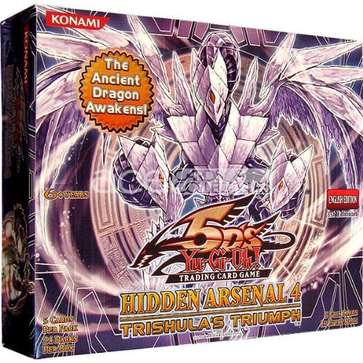 Yu-Gi-Oh TCG: Hidden Arsenal 4 Trishula&#39;s Triumph [HA04] (English)-Booster Box (24packs)-Konami-Ace Cards &amp; Collectibles