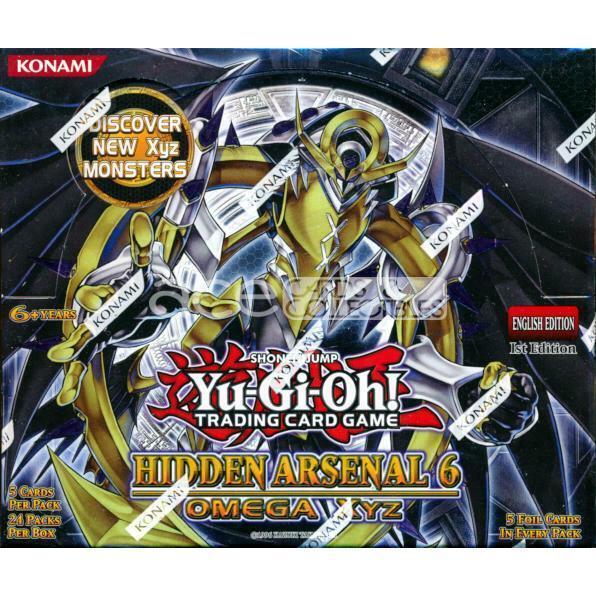 Yu-Gi-Oh TCG: Hidden Arsenal 6 Omega Xyz [HA06] (English)-Booster Box (24packs)-Konami-Ace Cards &amp; Collectibles