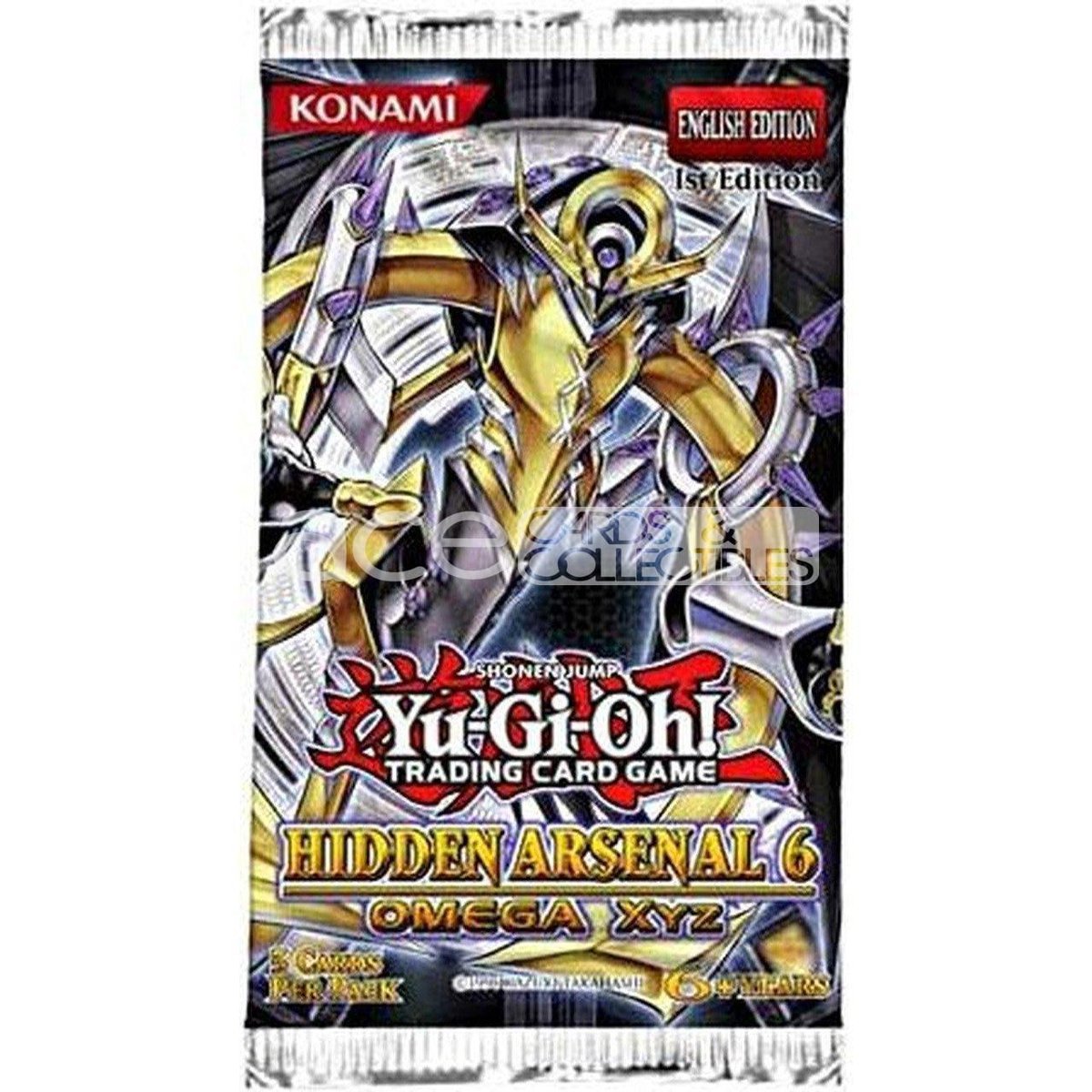 Yu-Gi-Oh TCG: Hidden Arsenal 6 Omega Xyz [HA06] (English)-Single Pack (Random)-Konami-Ace Cards &amp; Collectibles