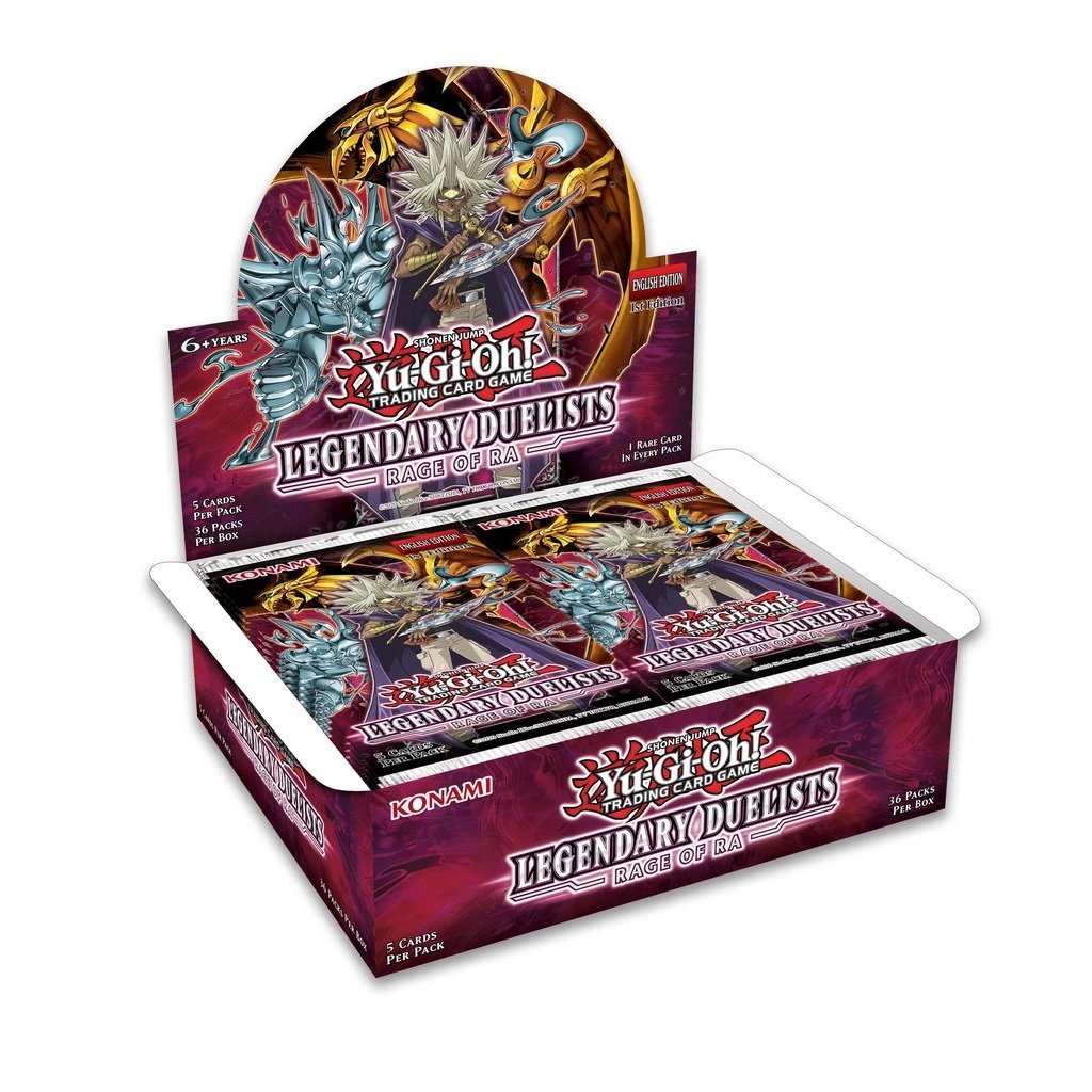 Yu-Gi-Oh TCG: Legendary Duelists Rage of Ra (English)-Booster Box (36packs)-Konami-Ace Cards &amp; Collectibles
