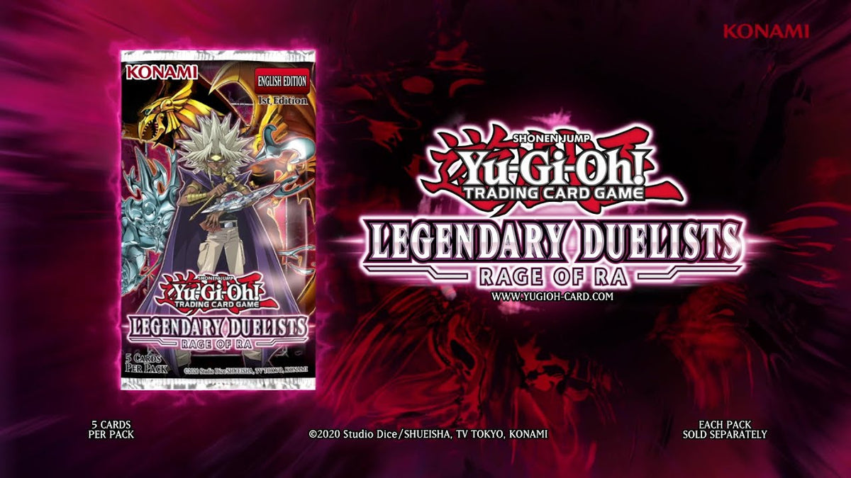 Yu-Gi-Oh TCG: Legendary Duelists Rage of Ra (English)-Single Pack (Random)-Konami-Ace Cards &amp; Collectibles