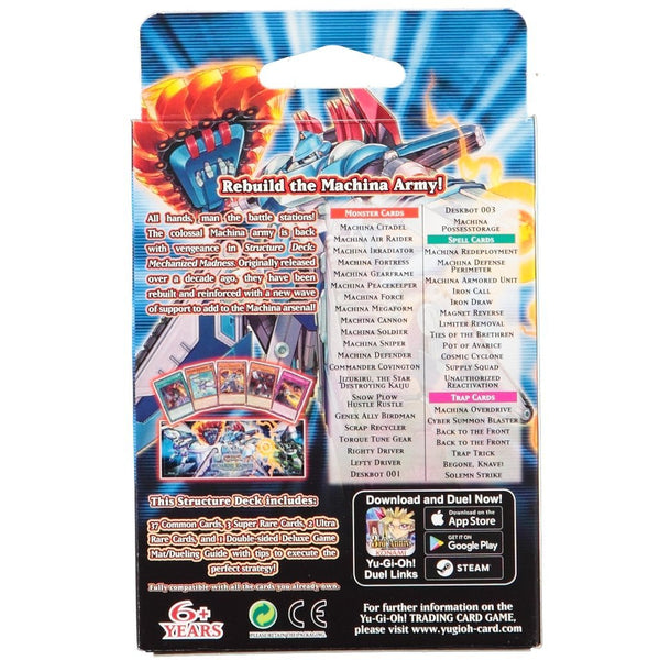 Machina Mayhem Structure Deck Yu-Gi-Oh Machine Madness Value Box 3 Structure Deck 3 Jumbo Card Yugioh Deck Machina Mayhem Structure Deck Yu-Gi-Oh Machine Madness Value Box 3 Structure Deck 3 Jumbo Card Yugioh Deck