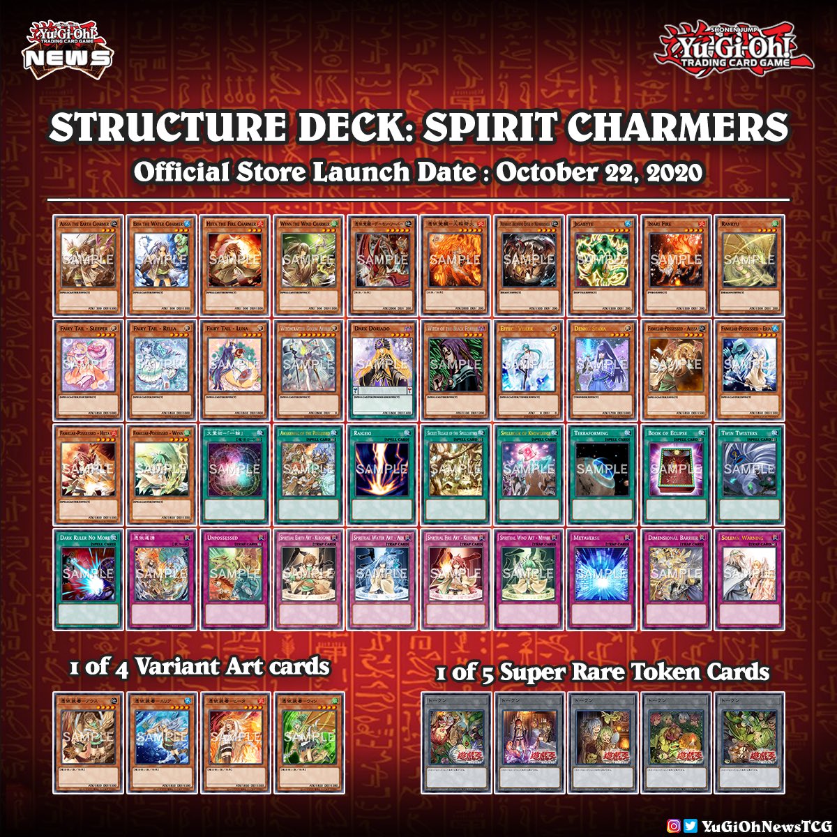 Yu-Gi-Oh TCG : Structure Deck Spirits Charmers (English)-Konami-Ace Cards &amp; Collectibles