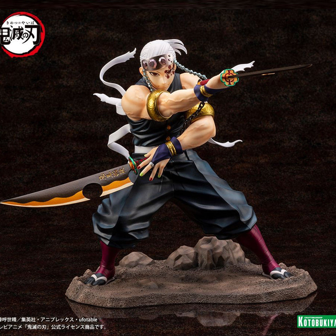 Demon Slayer: Kimetsu no Yaiba "Tengen Uzui" ARTFX J Figure-Kotobukiya-Ace Cards & Collectibles