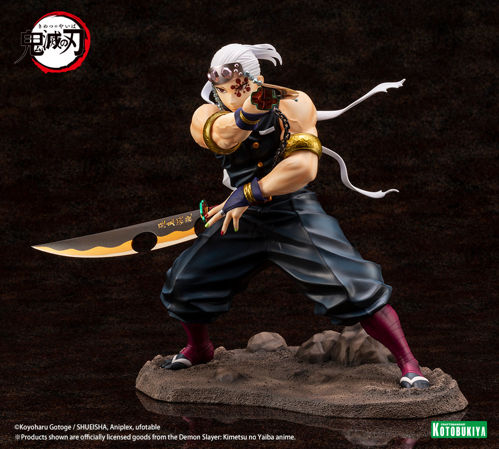 Demon Slayer: Kimetsu no Yaiba "Tengen Uzui" ARTFX J Figure-Kotobukiya-Ace Cards & Collectibles