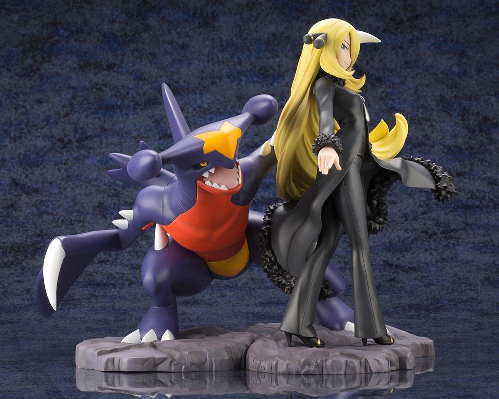 Pokémon Shirona with Gaburias ARTFX J Statue (Cynthia with Garchomp)-Kotobukiya-Ace Cards &amp; Collectibles