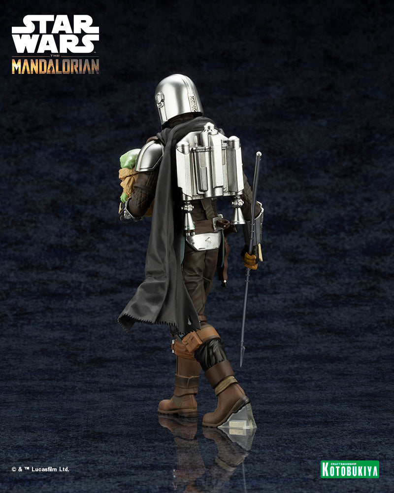 The Mandalorian ARTFX+ Mandalorian™& Grogu™ with Beskar Staff-Kotobukiya-Ace Cards & Collectibles