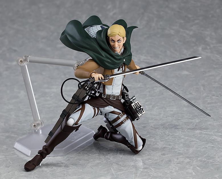 Attack on Titan Figma [446] &quot;Erwin Smith&quot; (Reissue)-Max Factory-Ace Cards &amp; Collectibles