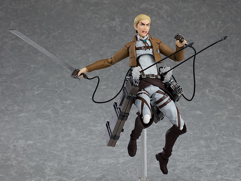 Attack on Titan Figma [446] &quot;Erwin Smith&quot; (Reissue)-Max Factory-Ace Cards &amp; Collectibles