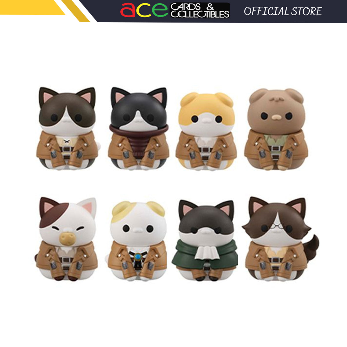 Attack On Titan Mega Cat Project - Attack On Tinyan Gathering "Scout Regiment Danyan!"-Single Box (Random)-MegaHouse-Ace Cards & Collectibles