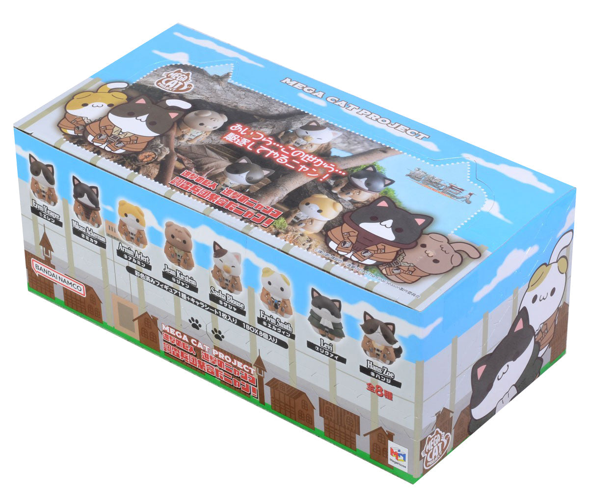 Attack On Titan Mega Cat Project - Attack On Tinyan Gathering &quot;Scout Regiment Danyan!&quot;-Whole Box (8 boxes)-MegaHouse-Ace Cards &amp; Collectibles
