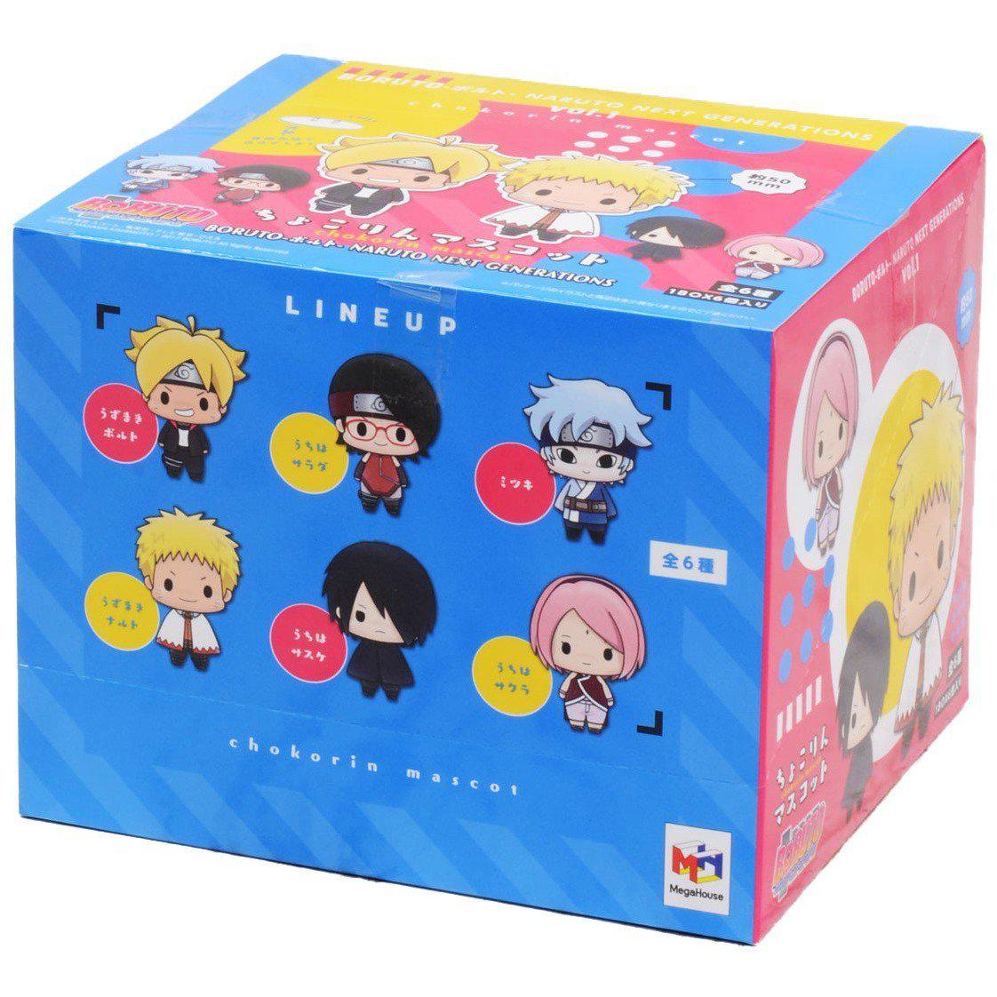 Chokorin Mascot Series &quot;Boruto: Naruto Next Generations&quot;-Whole Box (Complete Set of 6)-MegaHouse-Ace Cards &amp; Collectibles