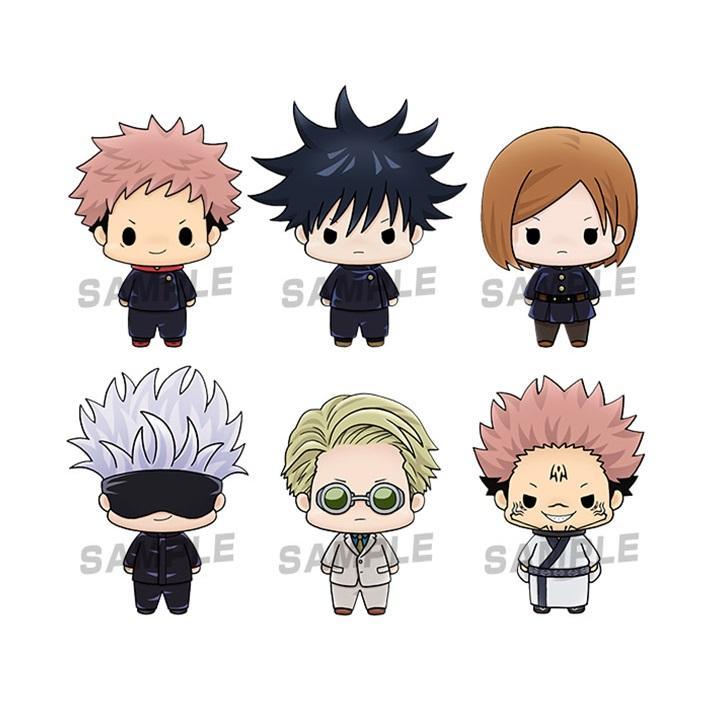 Chokorin Mascot Series &quot;Jujutsu Kaisen&quot;-Whole Box (Complete Set of 6)-MegaHouse-Ace Cards &amp; Collectibles