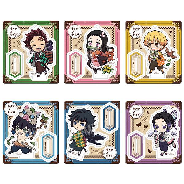 Demon Slayer: Kimeshu no Yaiba Retro Acrylic Stand Devil&#39;s Blade Outing-Single Box (Random)-MegaHouse-Ace Cards &amp; Collectibles