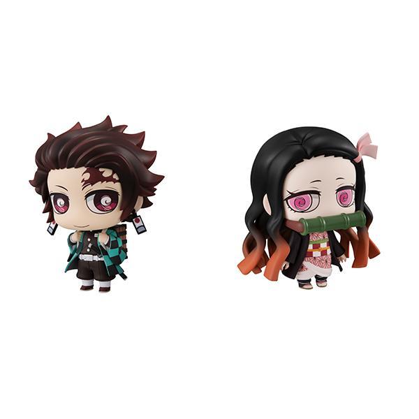 Demon Slayer: Kimetsu no Yaiba -Chimi Mega Buddy Series- "Tanjiro Kamado & Nezuko Kamado" Set-MegaHouse-Ace Cards & Collectibles