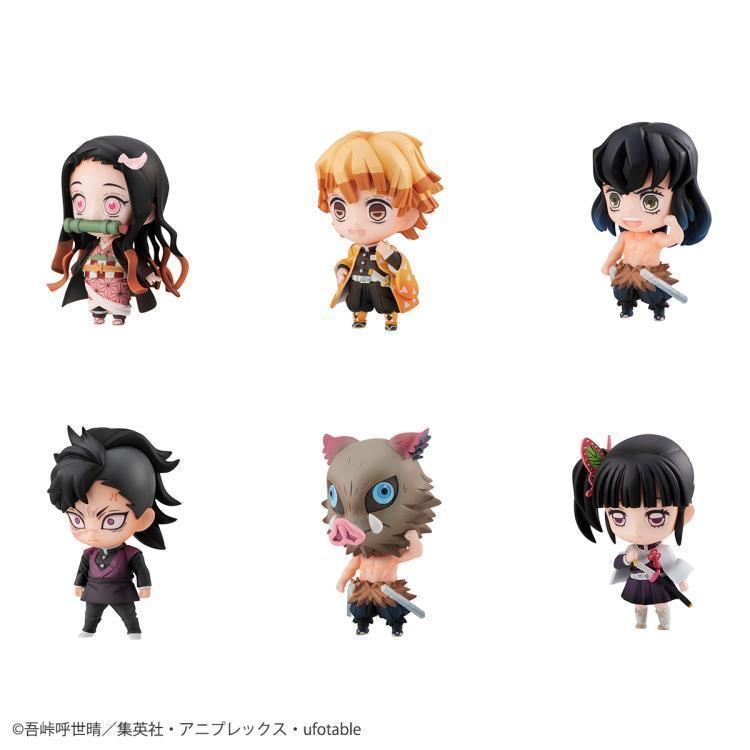 Demon Slayer: Kimetsu no Yaiba -Deformation Figure- &quot;Tanjiro &amp; Friends&quot; Mascot Set [with gift]-MegaHouse-Ace Cards &amp; Collectibles