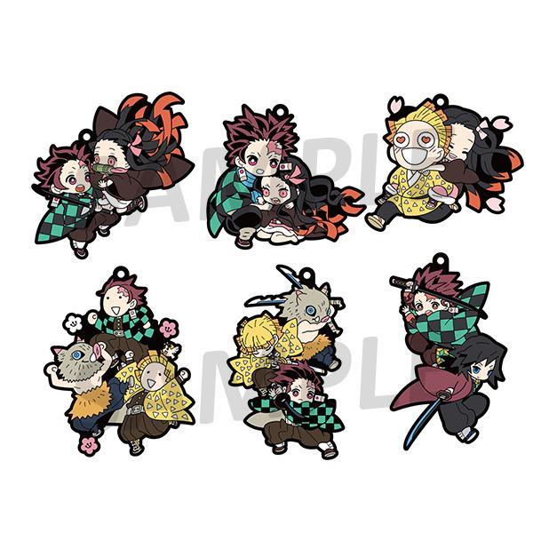 Demon Slayer: Kimetsu no Yaiba Rubber Mascot Buddy Collection Demon's Blade Vol.1-Single Box (Random)-MegaHouse-Ace Cards & Collectibles