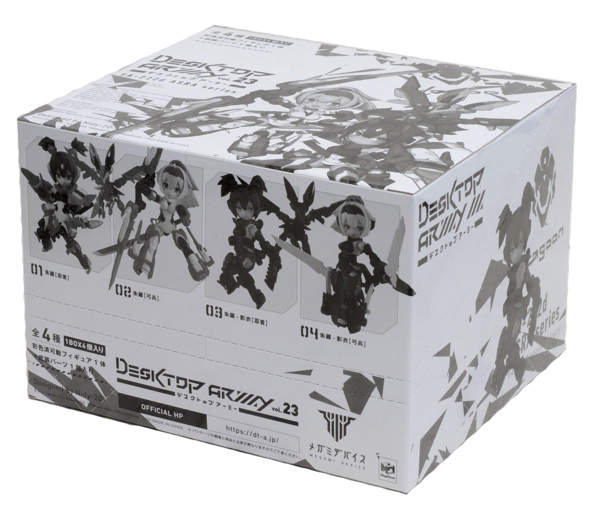 Desktop Army Megami Device Asra Series-Whole Box (Complete Set of 4)-MegaHouse-Ace Cards &amp; Collectibles