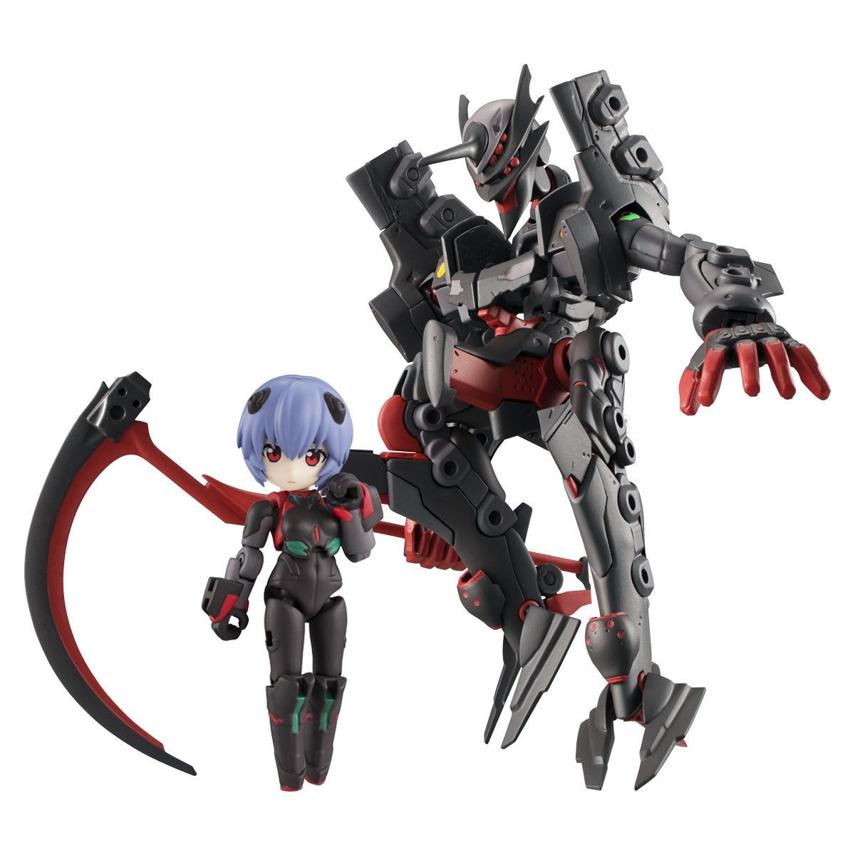 Desktop Army Rebuild of Evangelion Ayanami Rei (Tentative Name) &amp; 1st Adams&#39; Container (Transitional Intermediate Form) Seele Specification-MegaHouse-Ace Cards &amp; Collectibles