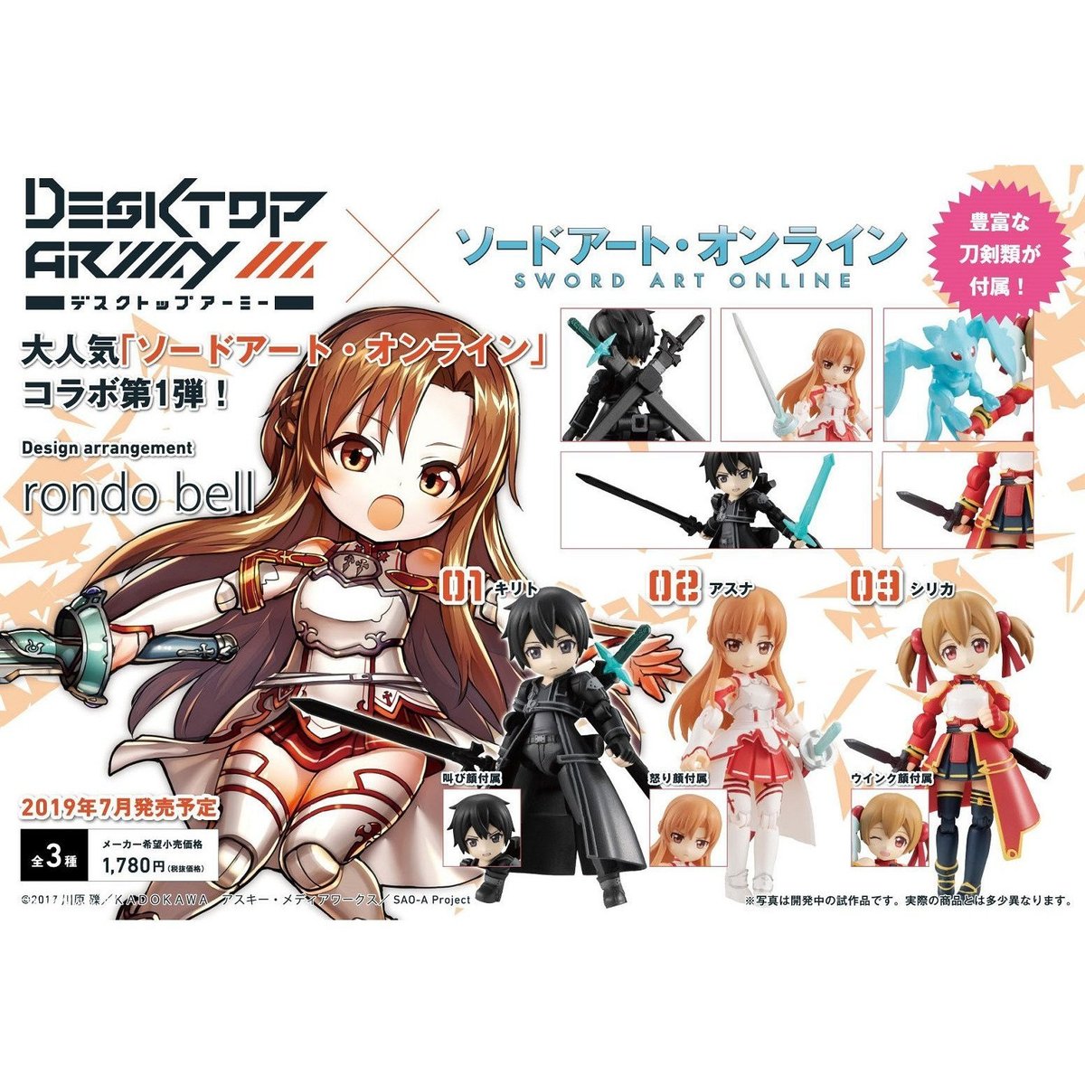 Desktop Army Vol. 13 Sword Art Online-Single Box (Random)-MegaHouse-Ace Cards & Collectibles