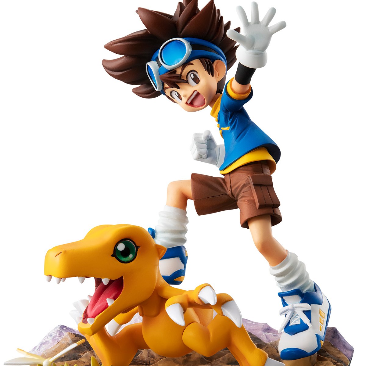Digimon Adventure GEM Series &quot;Taichi Yagami &amp; Agumon 20th Anniversary&quot;-MegaHouse-Ace Cards &amp; Collectibles