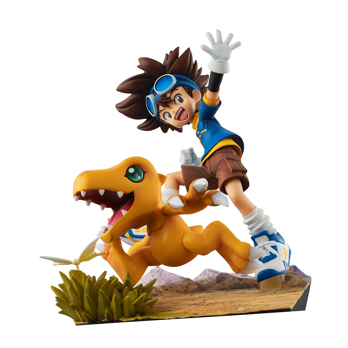 Digimon Adventure GEM Series &quot;Taichi Yagami &amp; Agumon 20th Anniversary&quot;-MegaHouse-Ace Cards &amp; Collectibles