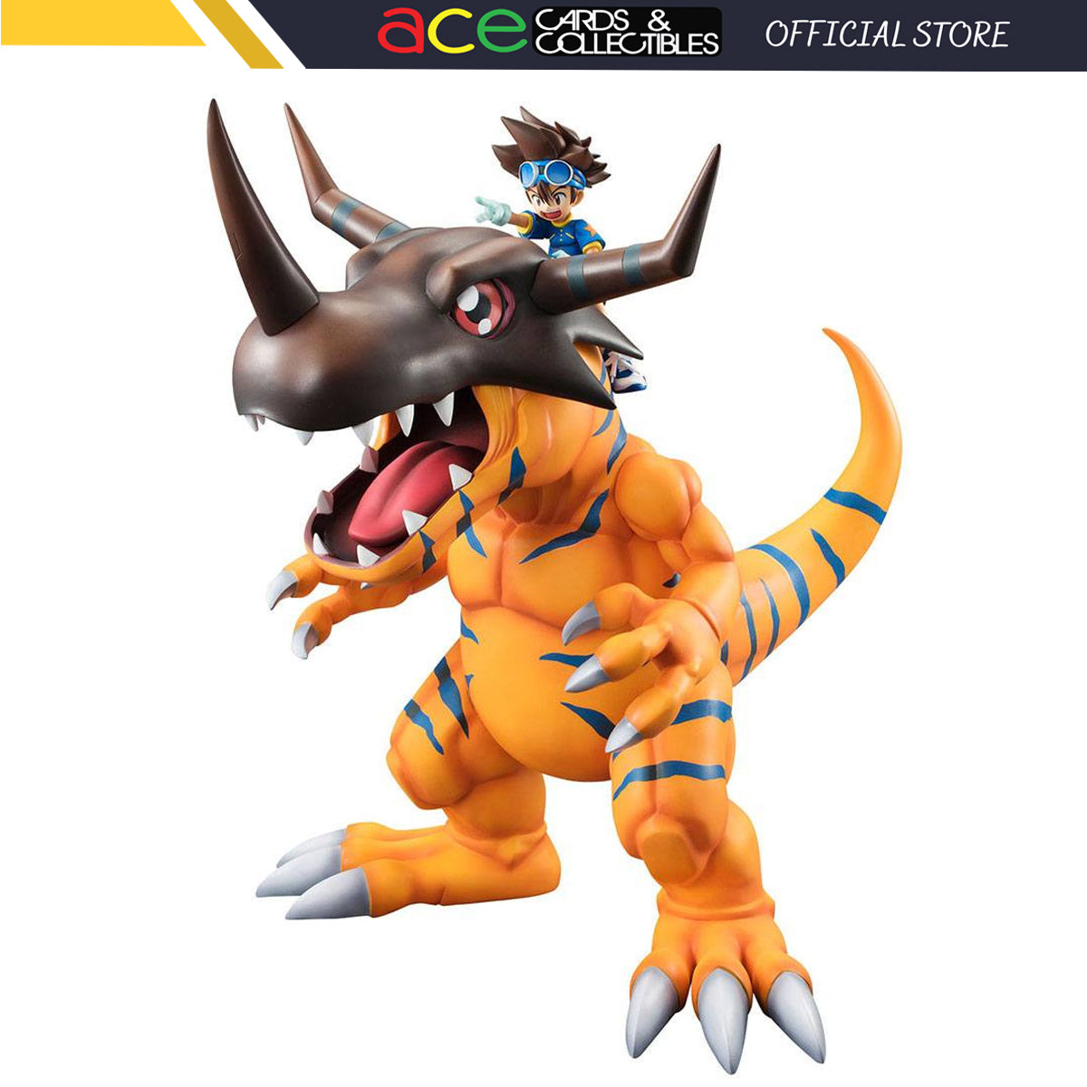 Digimon Adventure G.E.M. Series &quot;Greymon &amp; Taichi Yagami&quot; (Repeat)-MegaHouse-Ace Cards &amp; Collectibles