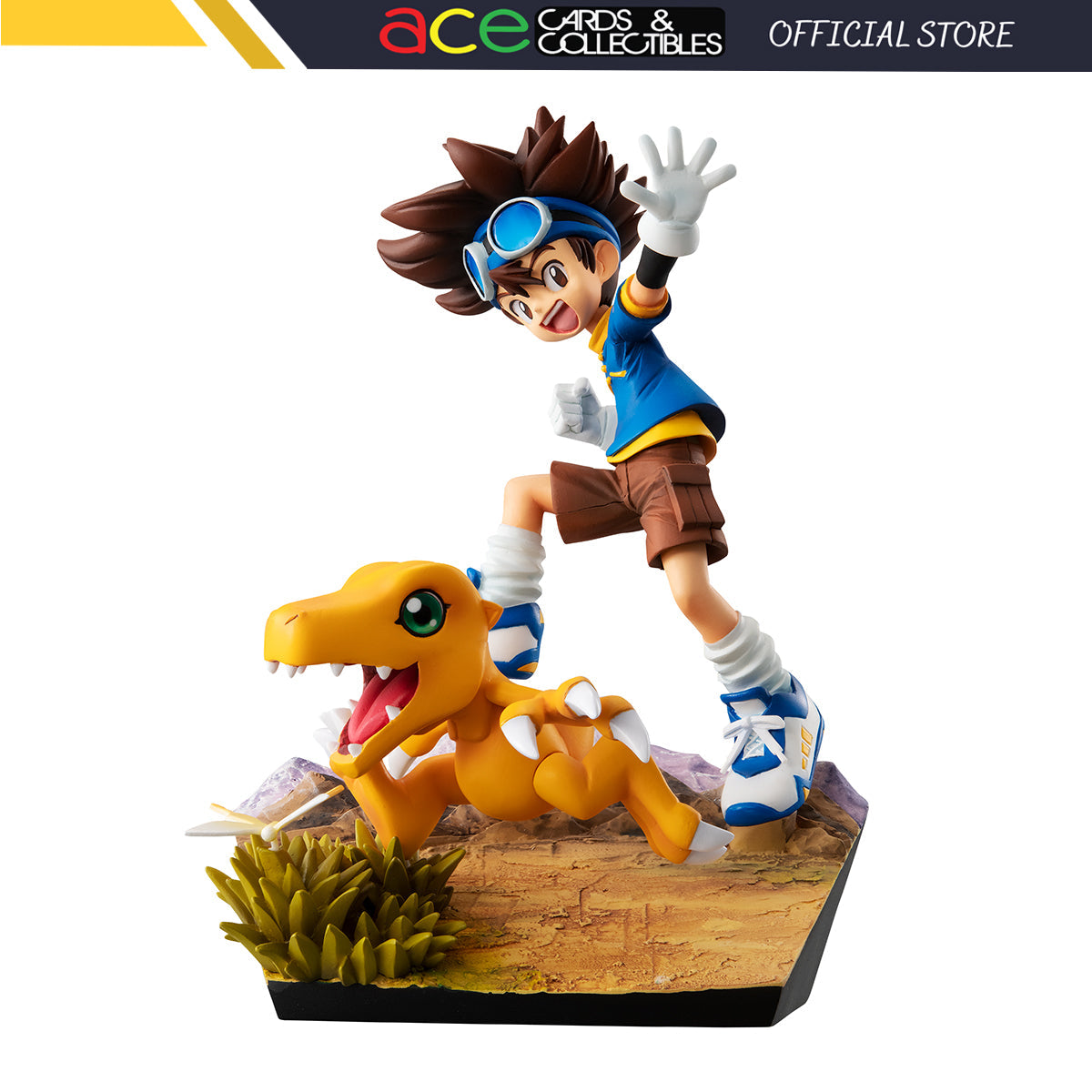 Digimon Adventure G.E.M. Series "Taichi Yagami & Agumon" 20th Anniversary (Repeat)-MegaHouse-Ace Cards & Collectibles