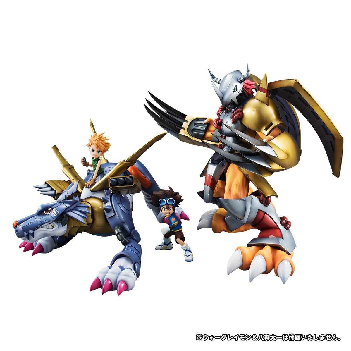Digimon Adventure -Precious G.E.M. Series- &quot;Metal Garurumon and Yamato Ishida&quot; [Reissue]-MegaHouse-Ace Cards &amp; Collectibles