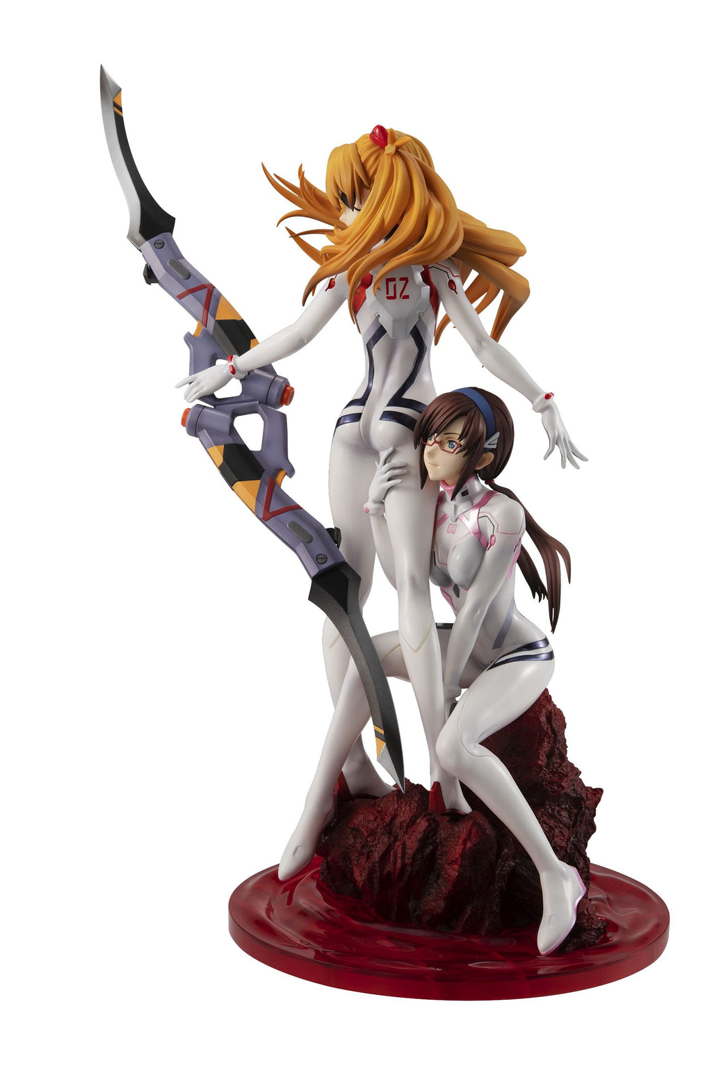 Evangelion: 3.0+1.0 Thrice Upon a Time Shikinami G.E.M. Series &quot;Asuka Langley Sohryu &amp; Mari Makinami Illustrious&quot;-MegaHouse-Ace Cards &amp; Collectibles