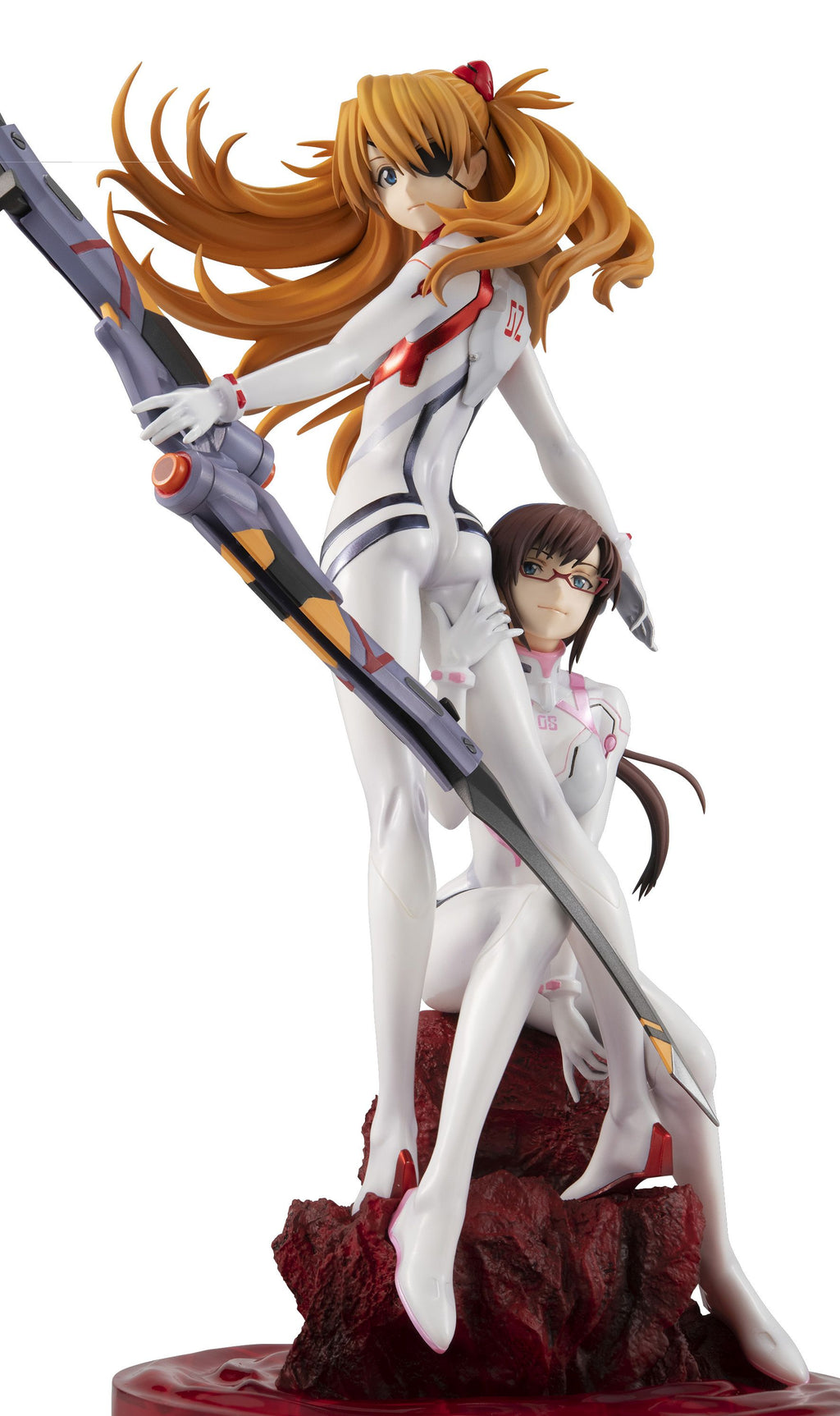 Evangelion: 3.0+1.0 Thrice Upon a Time Shikinami G.E.M. Series &quot;Asuka Langley Sohryu &amp; Mari Makinami Illustrious&quot;-MegaHouse-Ace Cards &amp; Collectibles