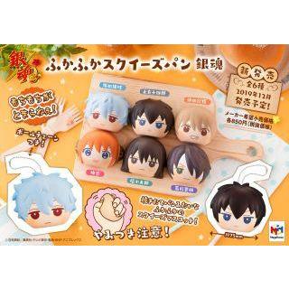 Gintama Fluffy Squeeze Bread -Gintama-Whole Box (Complete Set of 6)-MegaHouse-Ace Cards &amp; Collectibles