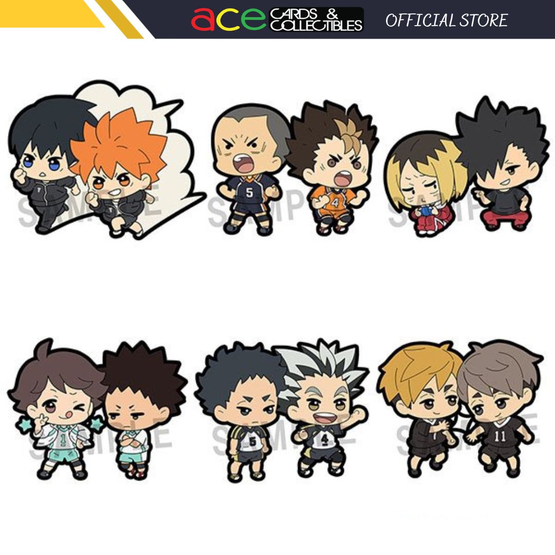 Haikyuu!! Rubber Mascot Buddycolle-Single (Random)-MegaHouse-Ace Cards & Collectibles