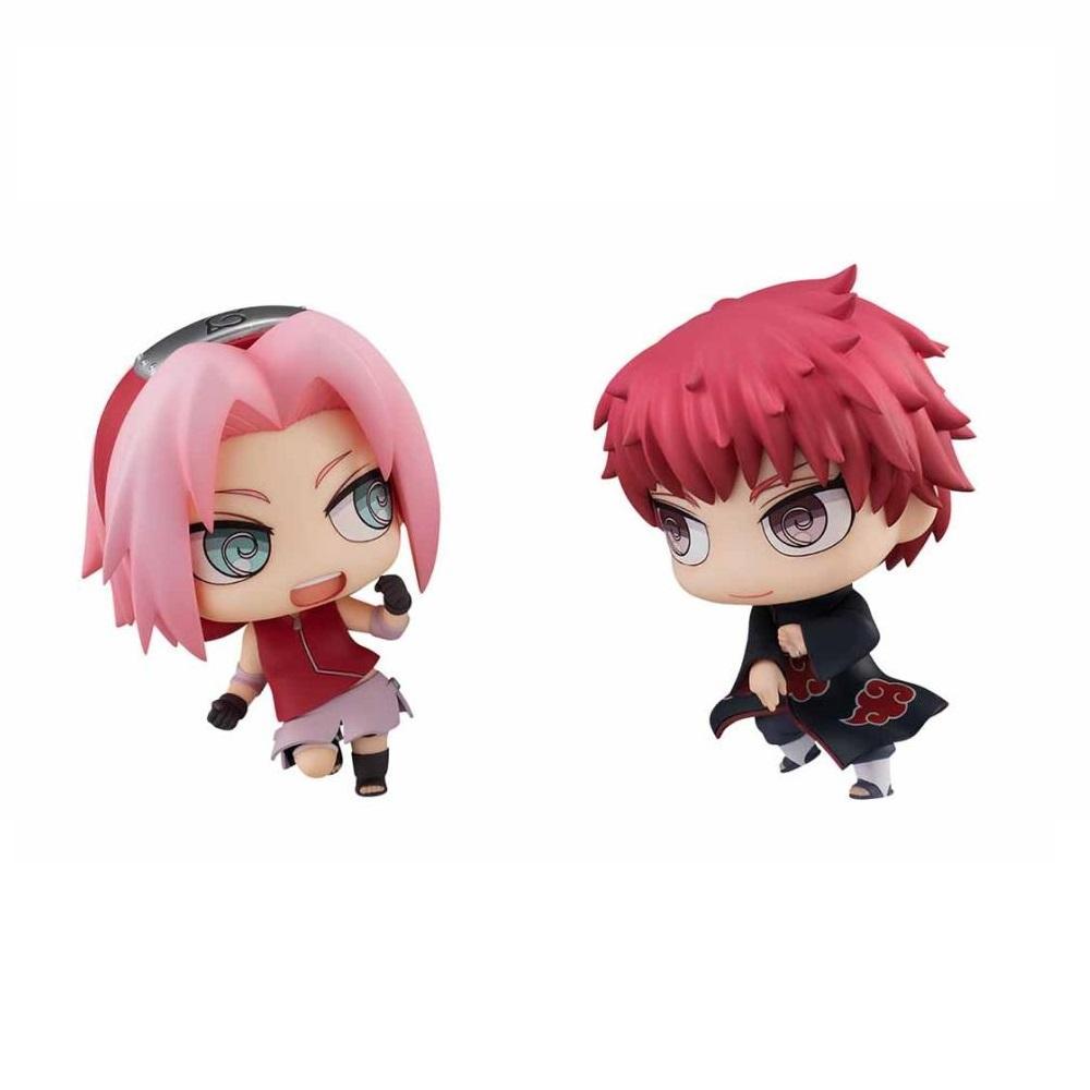 Naruto -Chimi Mega Buddy Series- &quot;Haruno Sakura &amp; Sasori&quot; Set-MegaHouse-Ace Cards &amp; Collectibles