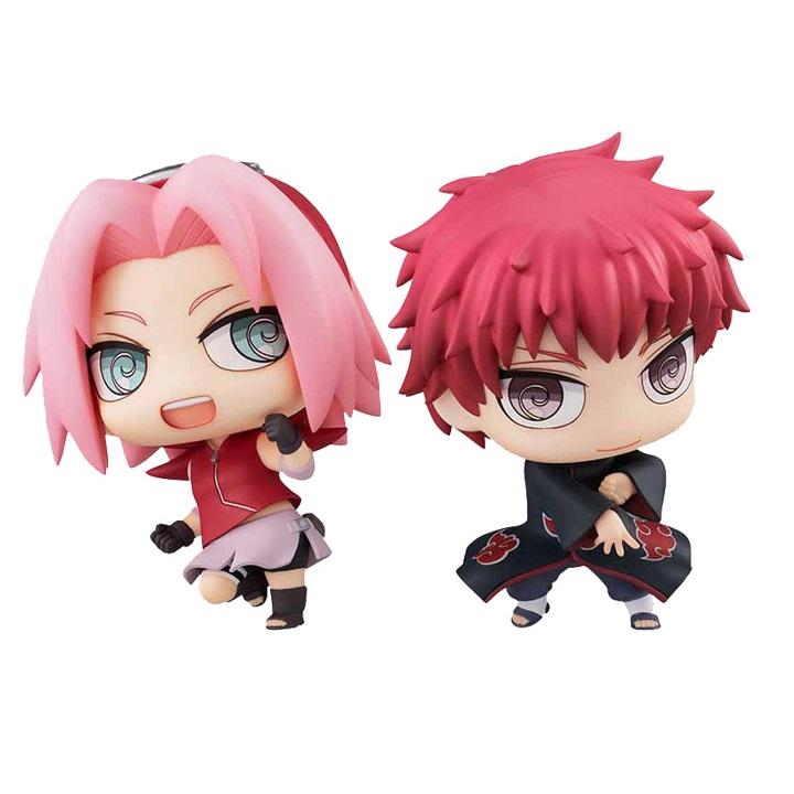 Naruto -Chimi Mega Buddy Series- &quot;Haruno Sakura &amp; Sasori&quot; Set-MegaHouse-Ace Cards &amp; Collectibles