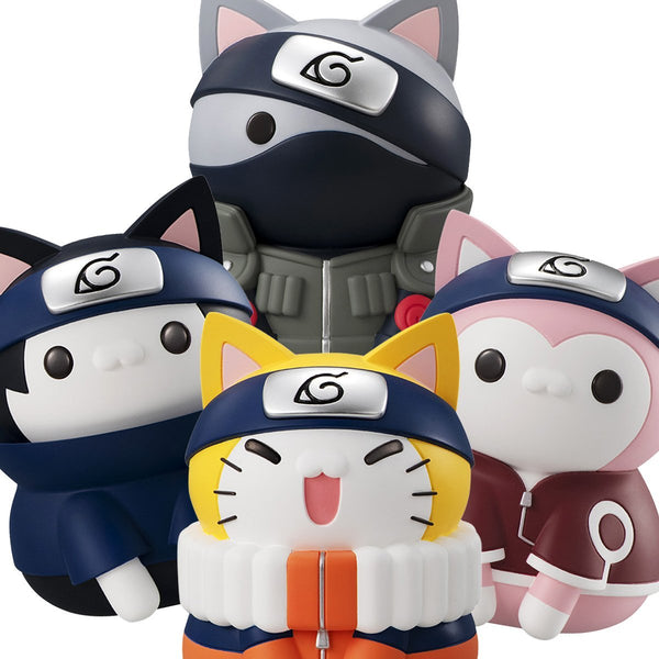 Naruto: Nyaruto! Series -Larger Design-All 4 designs-MegaHouse-Ace Cards & Collectibles
