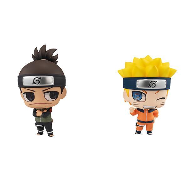 Naruto Shippuden -Chimi Mega Buddy Series- &quot;Iruka Umino &amp; Naruto Uzumaki&quot; Set-MegaHouse-Ace Cards &amp; Collectibles
