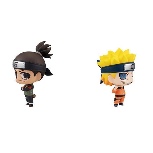 Naruto Shippuden -Chimi Mega Buddy Series- &quot;Iruka Umino &amp; Naruto Uzumaki&quot; Set-MegaHouse-Ace Cards &amp; Collectibles