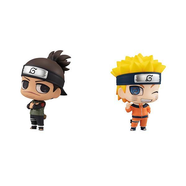 Naruto Shippuden -Chimi Mega Buddy Series- &quot;Iruka Umino &amp; Naruto Uzumaki&quot; Set-MegaHouse-Ace Cards &amp; Collectibles
