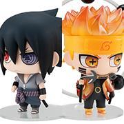 Naruto Shippuden -Chimi Mega Buddy Series- &quot;Naruto Uzumaki &amp; Sasuke Uchiha Ninja Taisen&quot; Set-MegaHouse-Ace Cards &amp; Collectibles