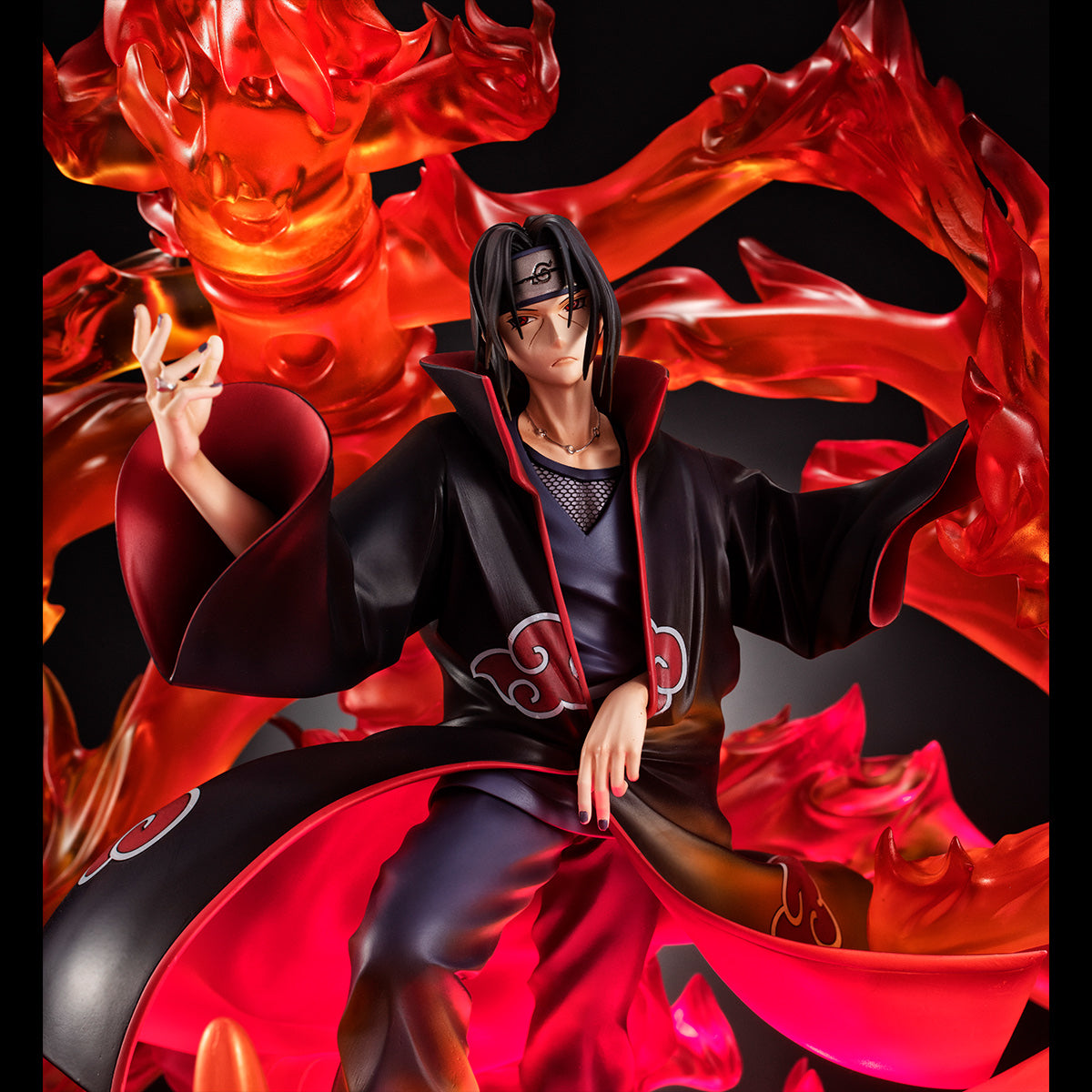 Naruto Shippuden GEM Series &quot;Itachi Uchiha&quot; (Susanoo Ver.) [with LED base]-MegaHouse-Ace Cards &amp; Collectibles
